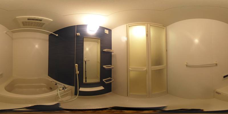 パノラマ画像バスルーム