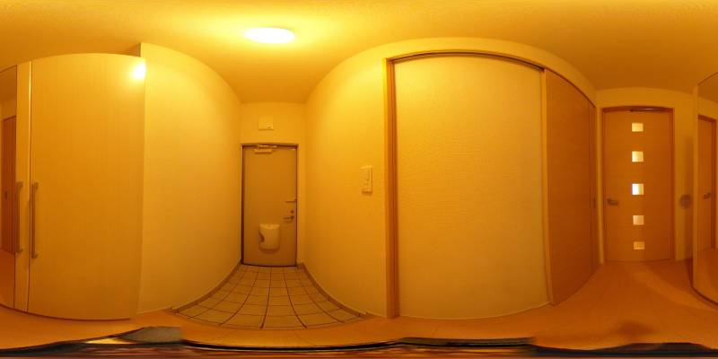 パノラマ画像玄関