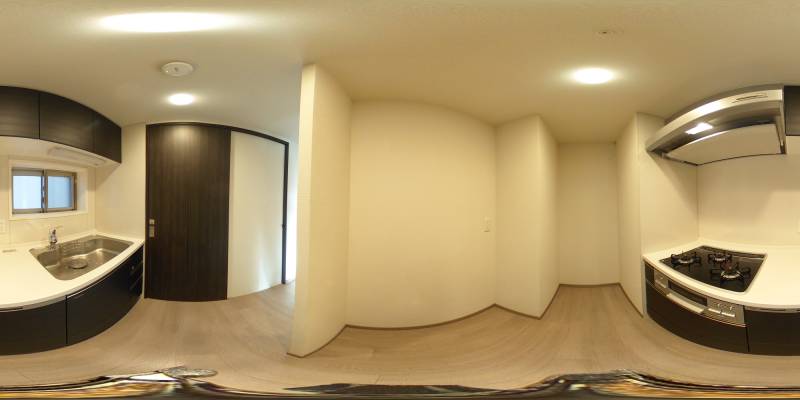 パノラマ画像キッチン