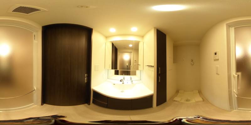 パノラマ画像洗面所