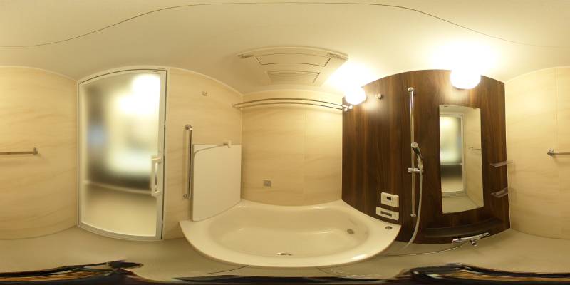 パノラマ画像バスルーム