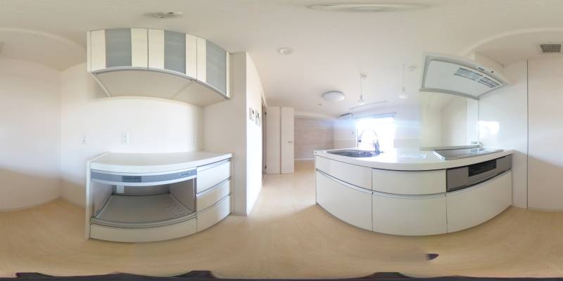 パノラマ画像キッチン