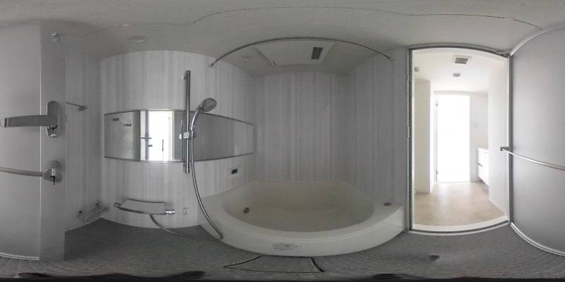 パノラマ画像バスルーム