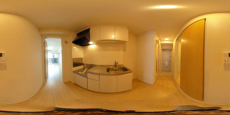 パノラマ画像キッチン