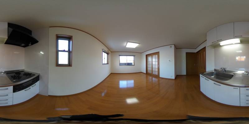 パノラマ画像キッチン