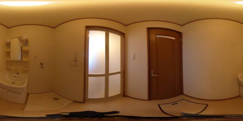 パノラマ画像洗面所