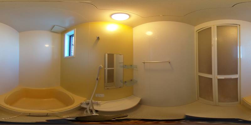 パノラマ画像バスルーム