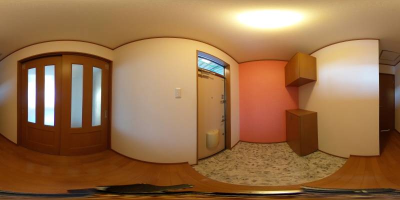 パノラマ画像玄関