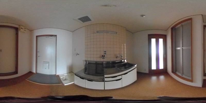 パノラマ画像キッチン