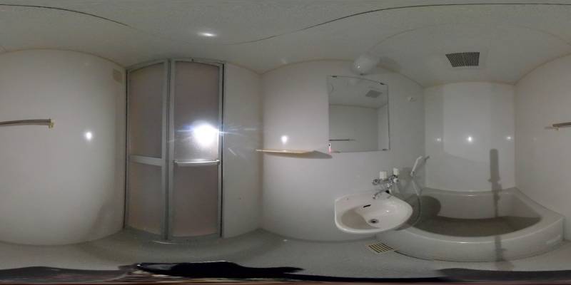 パノラマ画像バスルーム