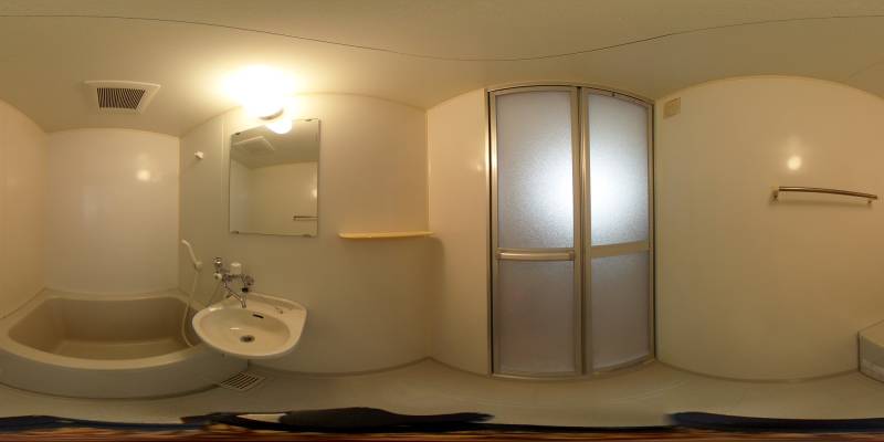 パノラマ画像バスルーム