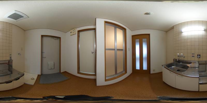 パノラマ画像キッチン