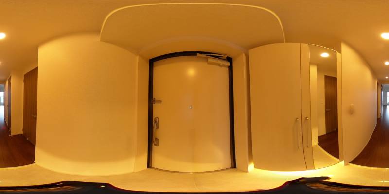 パノラマ画像玄関