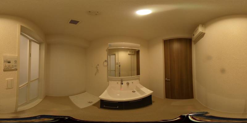 パノラマ画像洗面所
