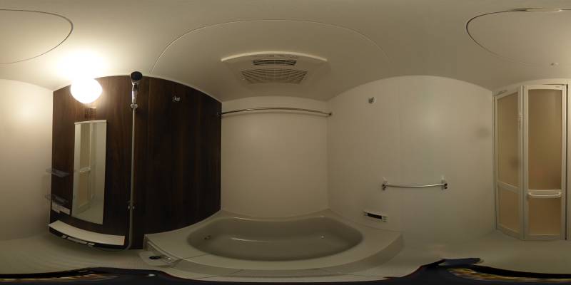 パノラマ画像バスルーム