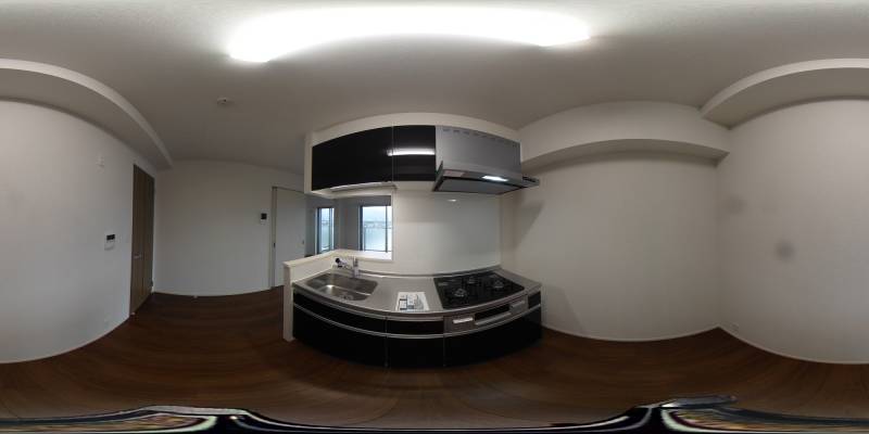 パノラマ画像キッチン