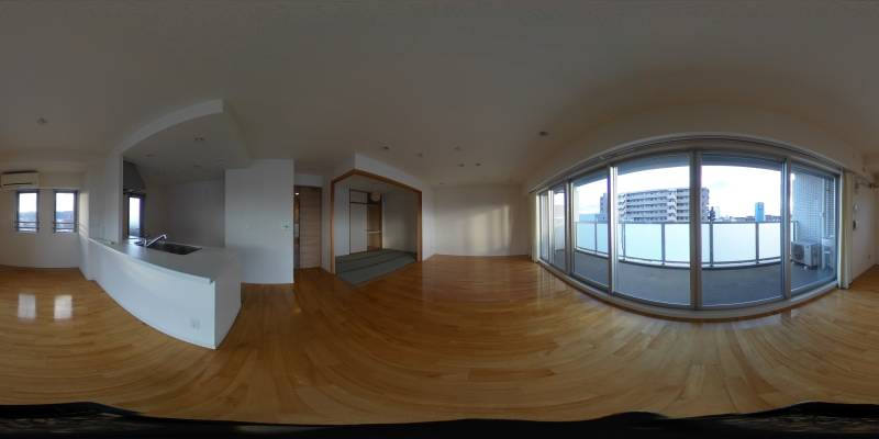 パノラマ画像リビング