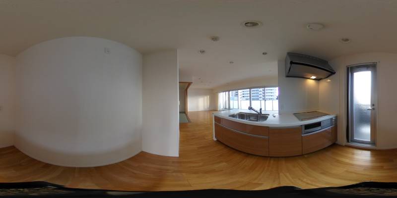 パノラマ画像キッチン