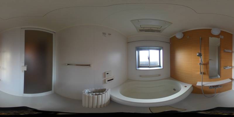 パノラマ画像バスルーム