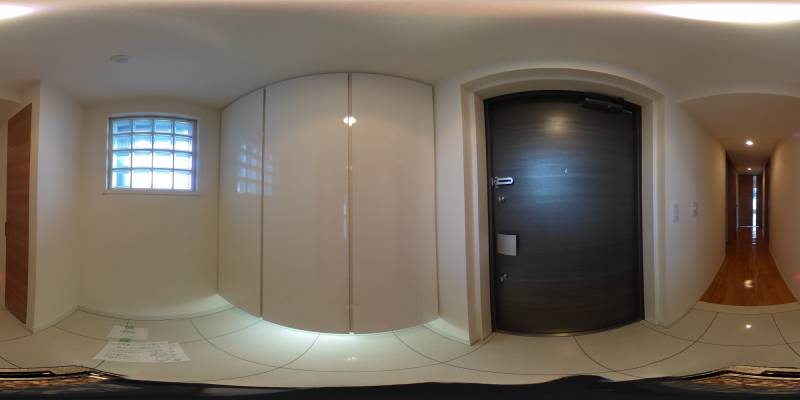 パノラマ画像玄関