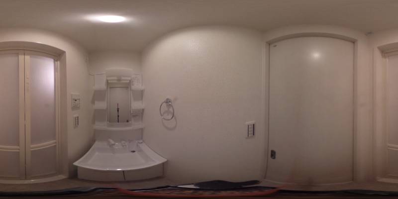 パノラマ画像洗面所