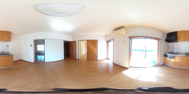 パノラマ画像キッチン