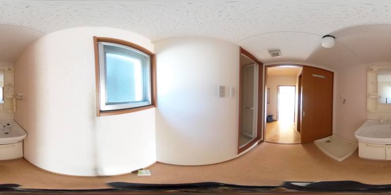 パノラマ画像洗面所