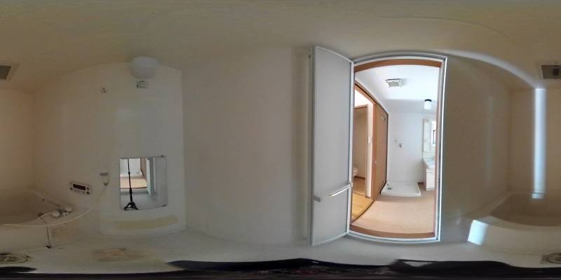 パノラマ画像バスルーム