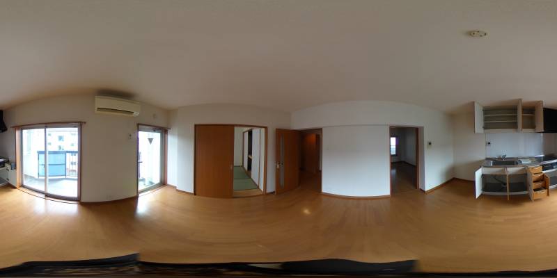 パノラマ画像リビング