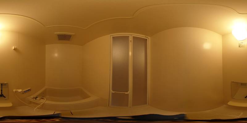 パノラマ画像バスルーム