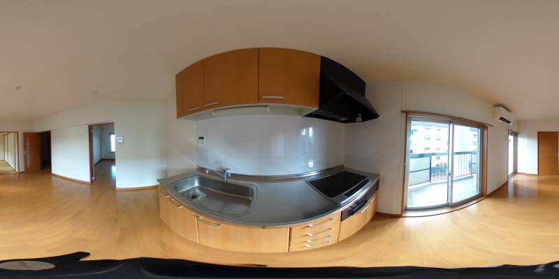 パノラマ画像キッチン