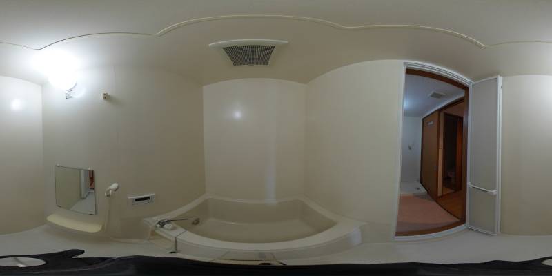 パノラマ画像バスルーム