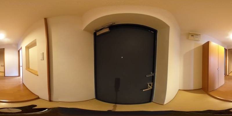 パノラマ画像玄関