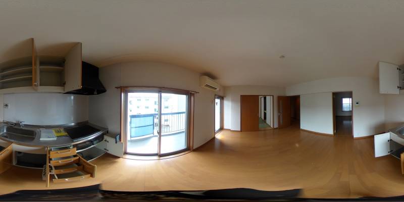 パノラマ画像キッチン