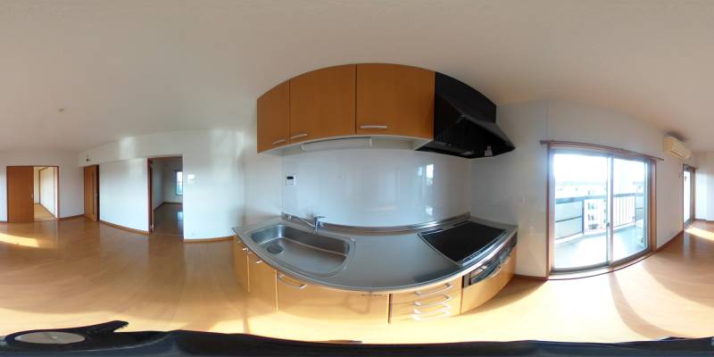 パノラマ画像キッチン