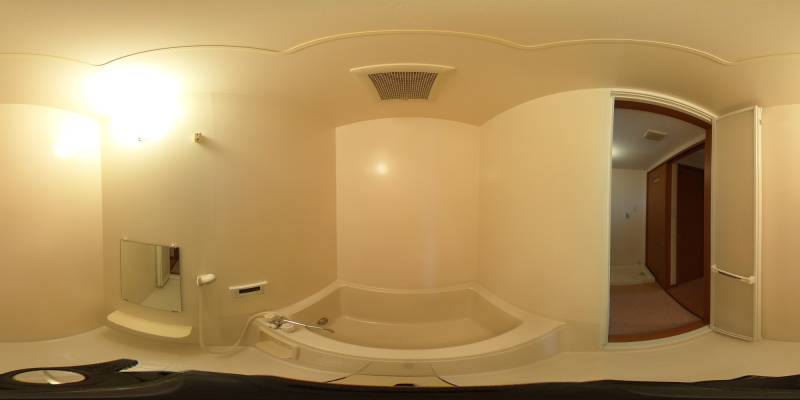 パノラマ画像バスルーム