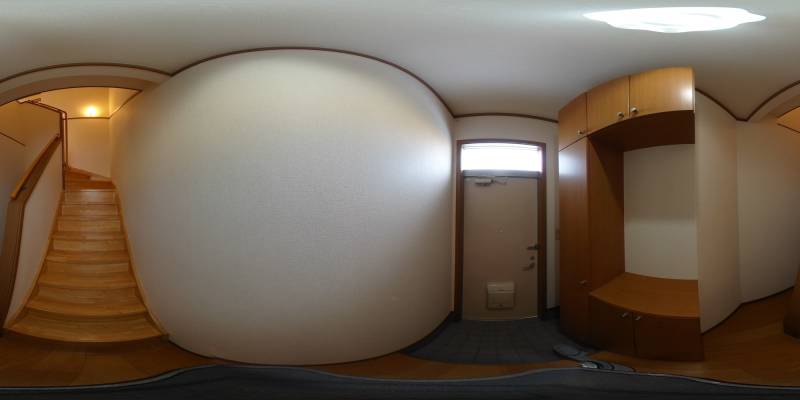 パノラマ画像玄関
