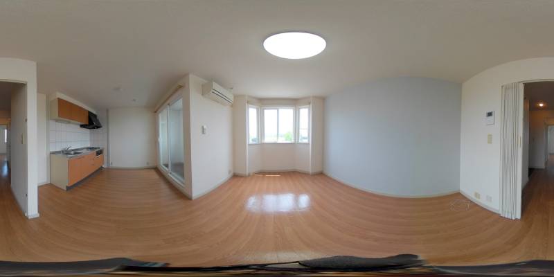 パノラマ画像リビング