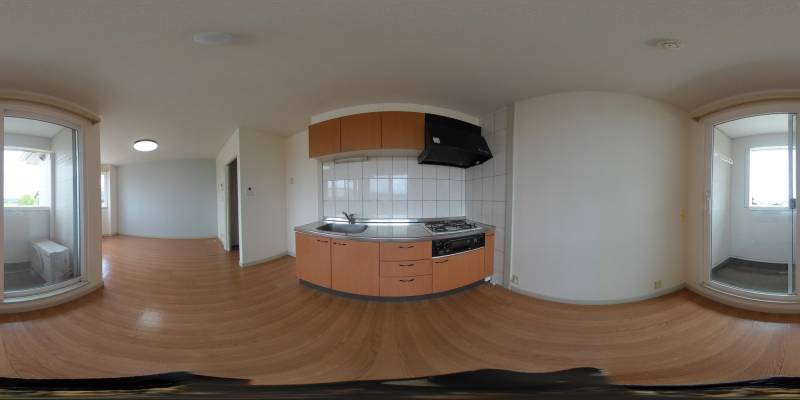 パノラマ画像キッチン