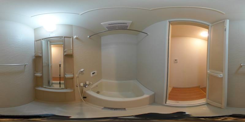 パノラマ画像バスルーム