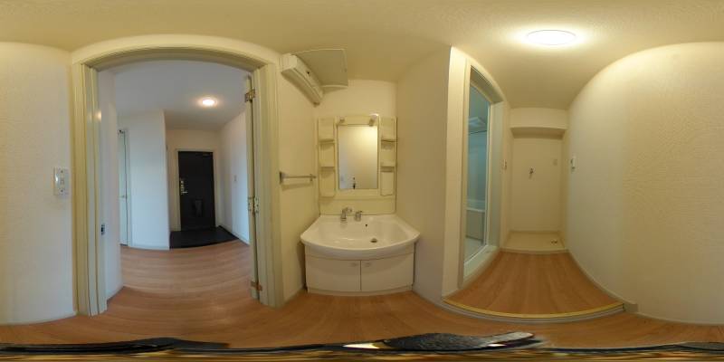 パノラマ画像洗面所