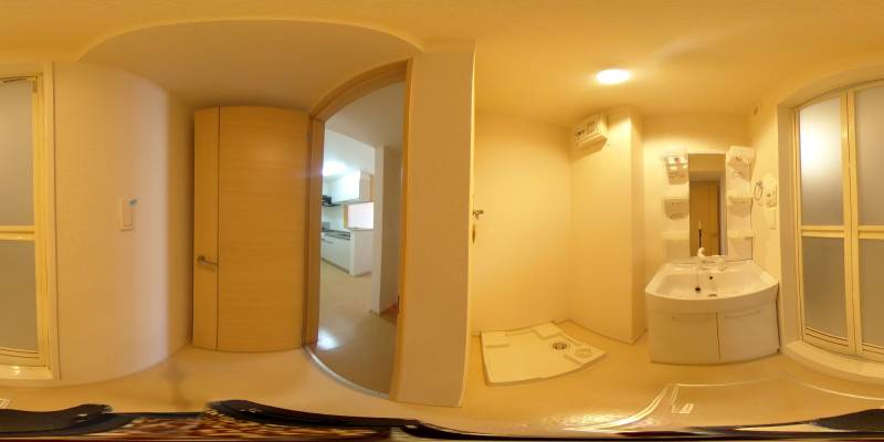 パノラマ画像洗面所