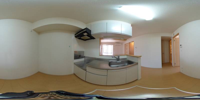 パノラマ画像キッチン