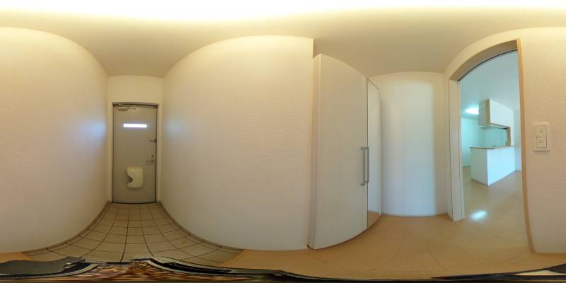 パノラマ画像玄関