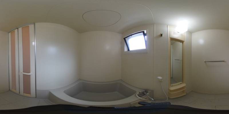 パノラマ画像バスルーム