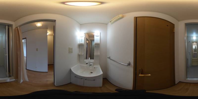 パノラマ画像洗面所