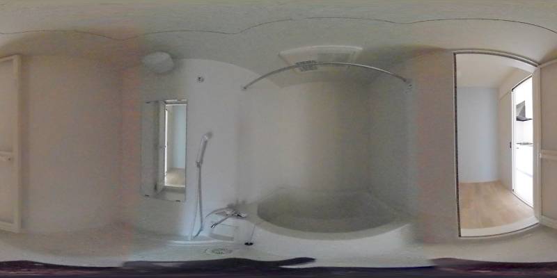 パノラマ画像バスルーム