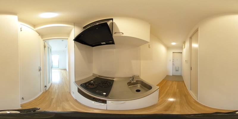 パノラマ画像キッチン