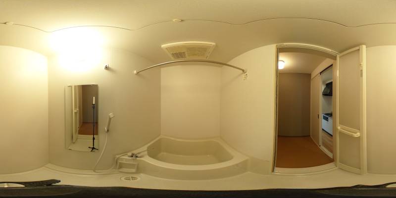 パノラマ画像バスルーム