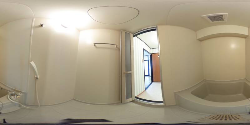 パノラマ画像バスルーム